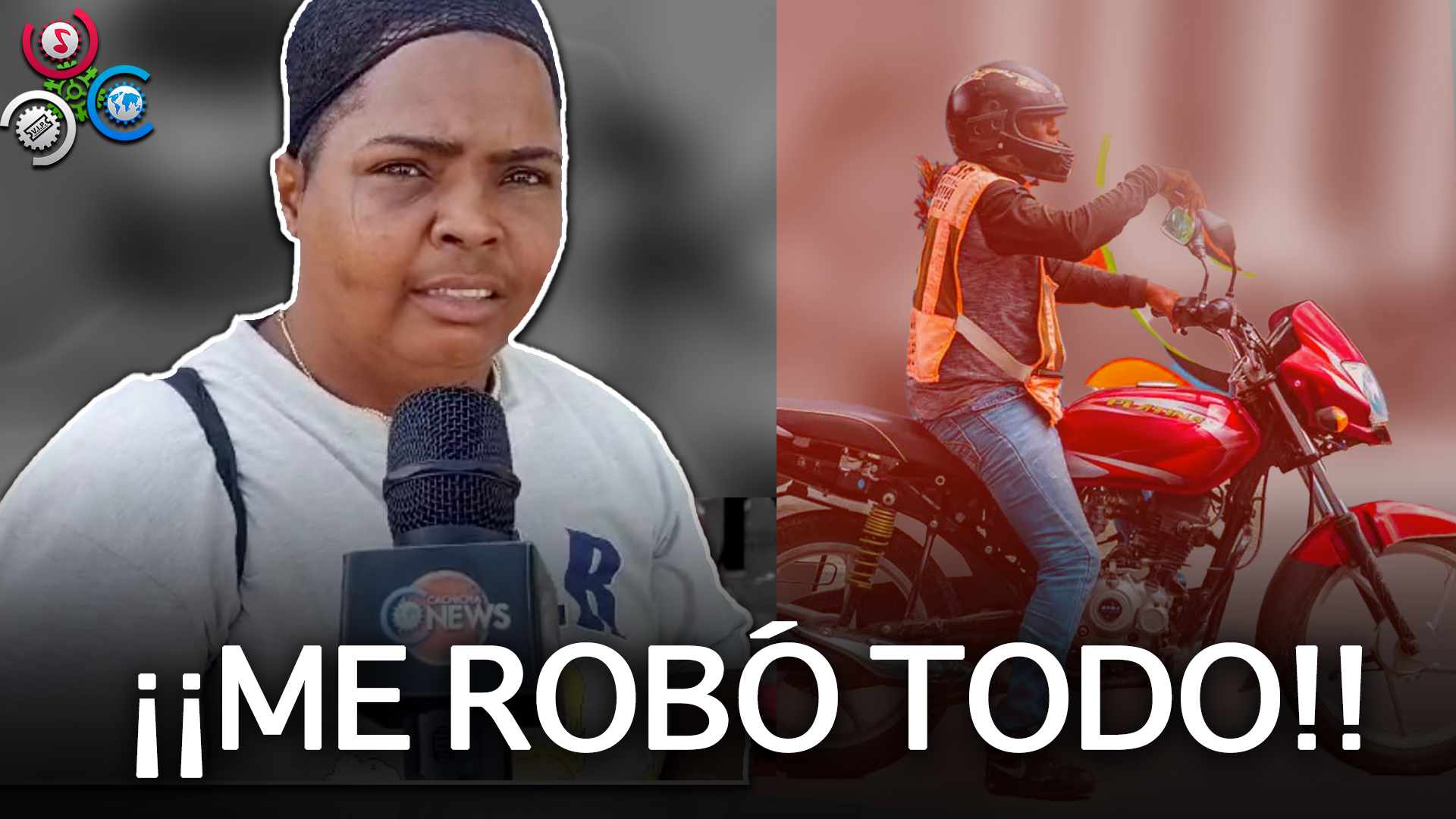 MOTOCONCHO ATRACA A JOVEN Y LA AMENAZA DE VIOLARLA EN SANTIAGO 