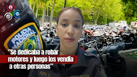 Policía Nacional Captura A Individuo Con Múltiples órdenes De Arresto Por Robo De Motores En Santiago