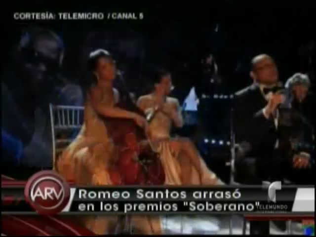 Al Rojo Vivo: Romeo Arrasó En Los Soberanos, Ganó Todas Las Nominaciones Que Tuvo #Video