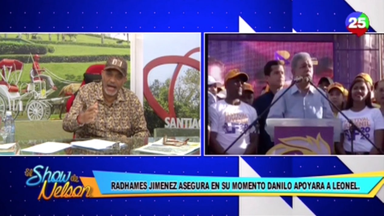 Radhamés Jiménez Asegura En Su Momento Danilo Apoyará A Leonel