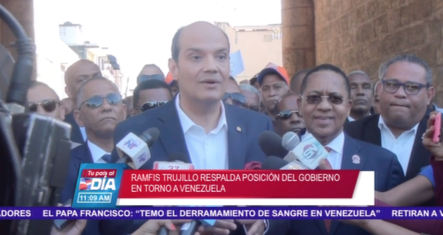 Ramfis Trujillo Reparta La Posición Del Gobierno En Torno A La Situación De Venezuela
