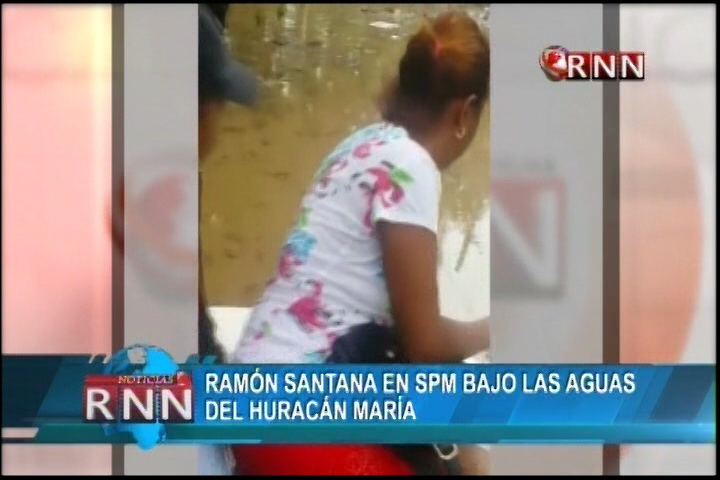 Ramon Santana SPM:  En Botes Llegan Las Personas A Sus Casas