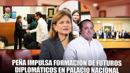 Raquel Peña Recibe A Estudiantes De Diplomacia En Palacio Nacional