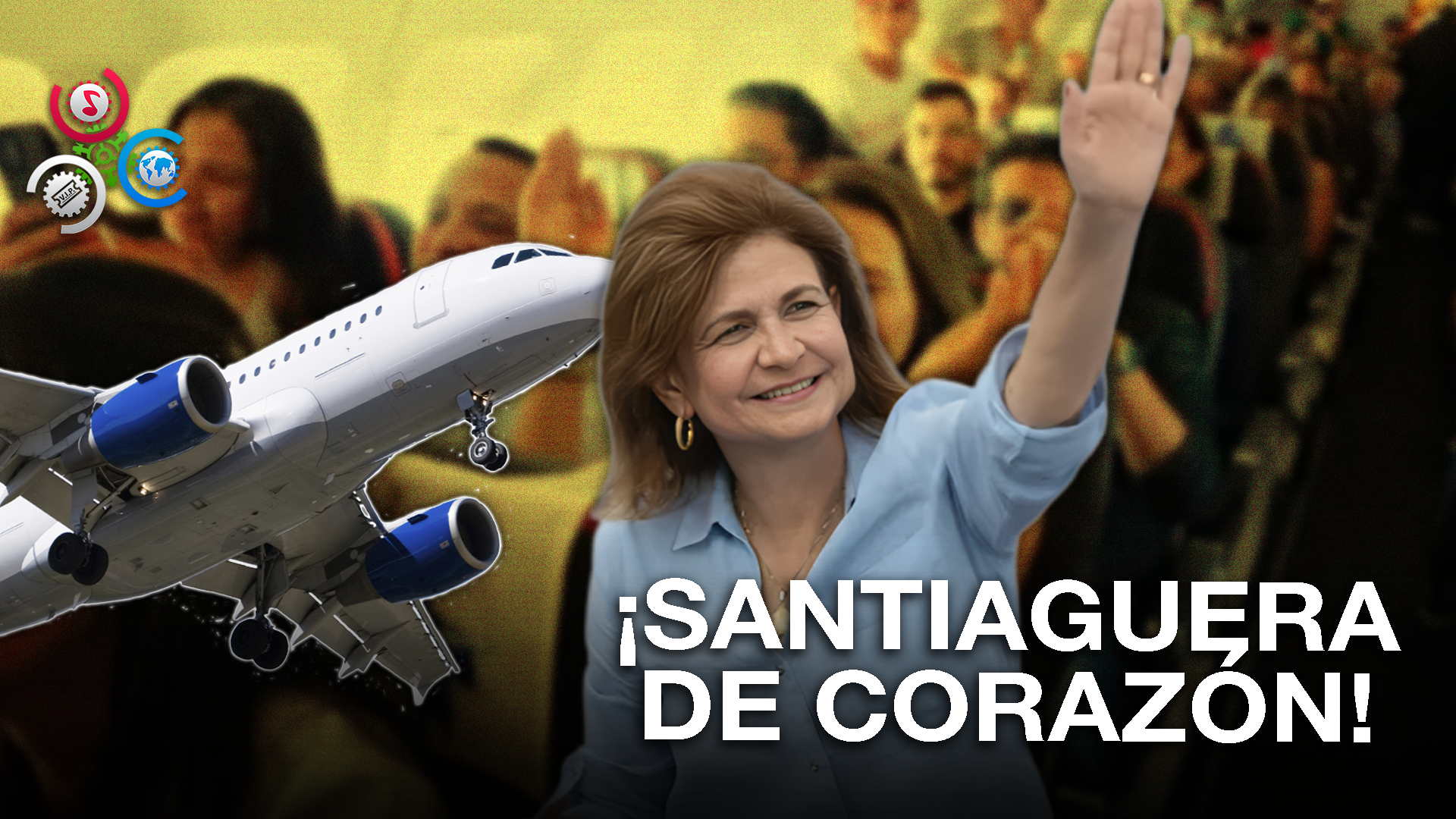Raquel Peña Recibe Ovación En Vuelo De Regreso Desde Europa A Santo Domingo