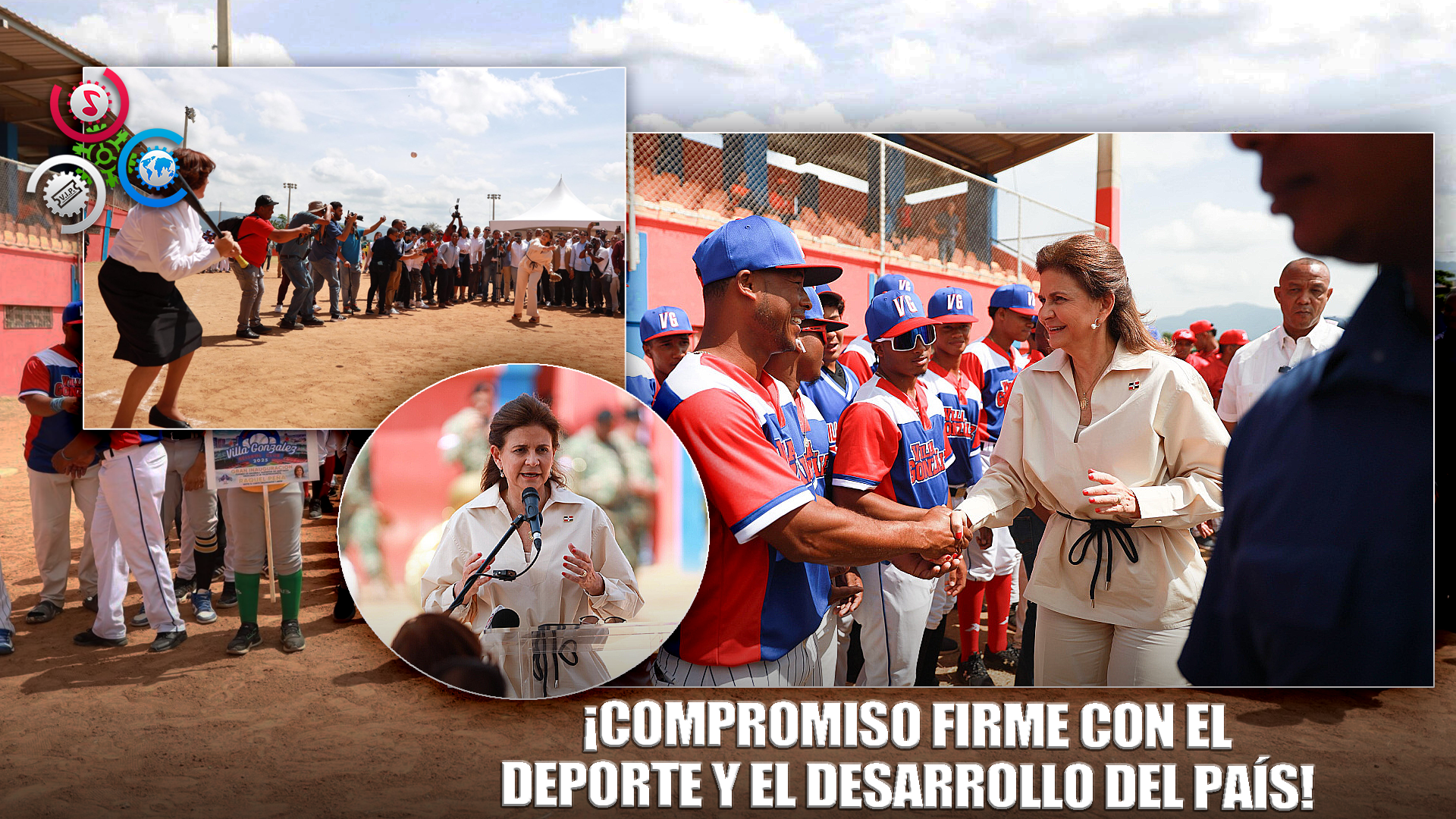 Raquel Peña Respalda Béisbol Amateur En Santiago