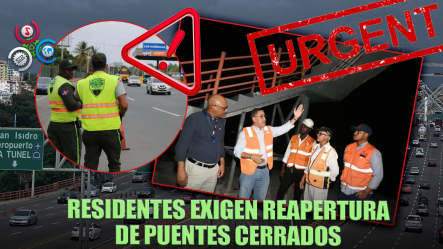 Reabran Los Pasos Elevados: Residentes De Las Américas Exigen Acción