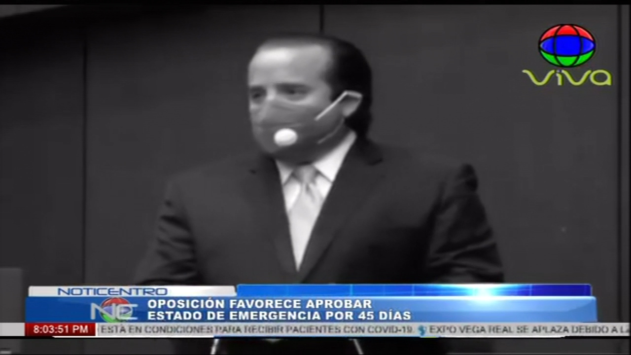 Oposición Favorece Aprobar Estado De Emergencia Por 45 Días