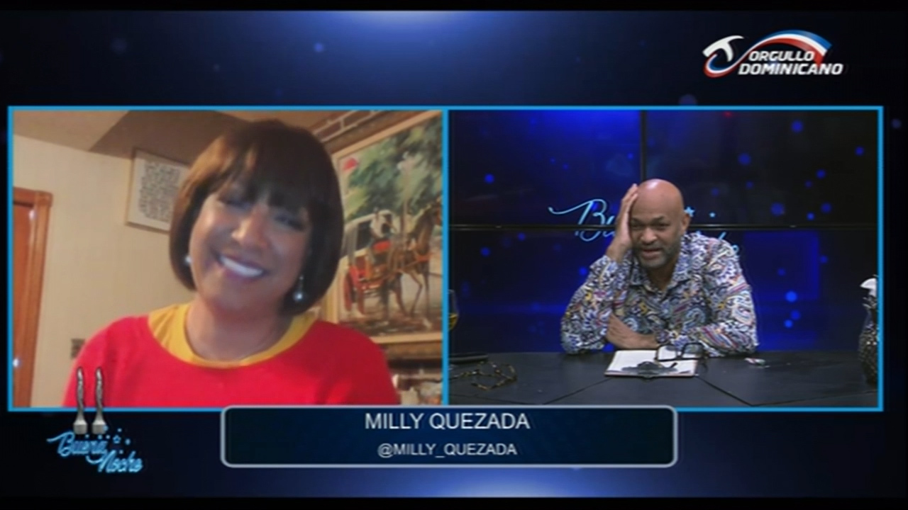 Nelson Javier Conversa Con Milly Quezada En Un Momento Con El Corazón En La Mano