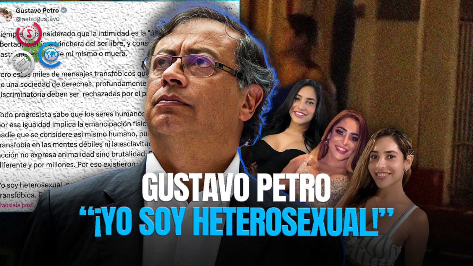 Reacción De Gustavo Petro Ante El Vídeo Con Modelo Transgénero En Panamá