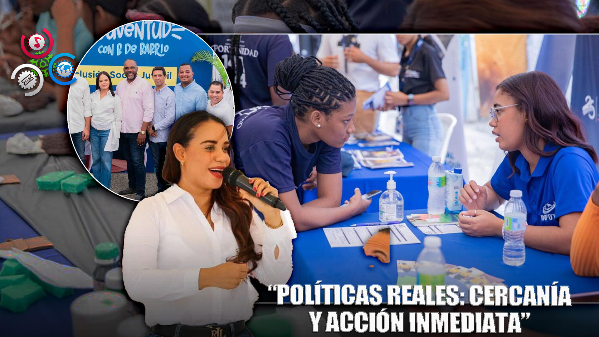 Jornada “Juventud Con B De Barrio” En Santo Domingo Norte