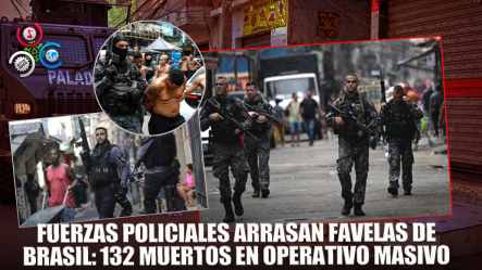 Realizan Un Operativo Masivo En Las Favelas De Brasil Para Combatir La Delincuencia