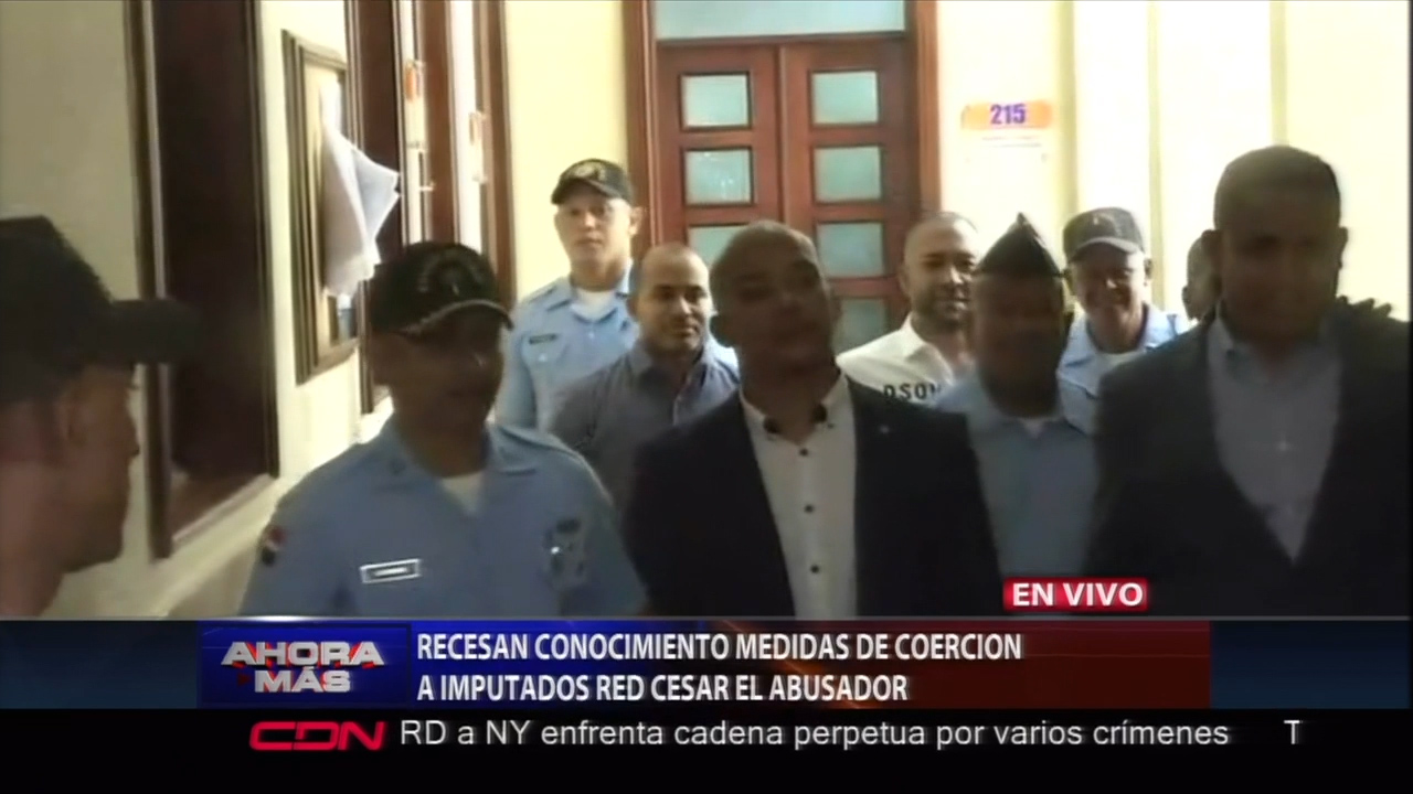 Recesan Conocimientos Medidas De Coerción A Imputados Red César “El Abusador”