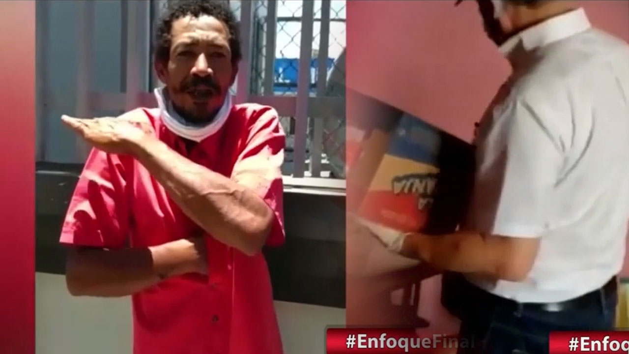 Director PN Envía Raciones Alimenticias A Hombre Que Fue Golpeado Por Agentes En Toque De Queda