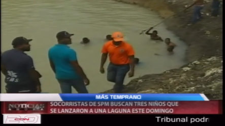 Recuperan Cadáveres De Niños Que Se Lanzaron A Laguna De San Pedro De Macorís
