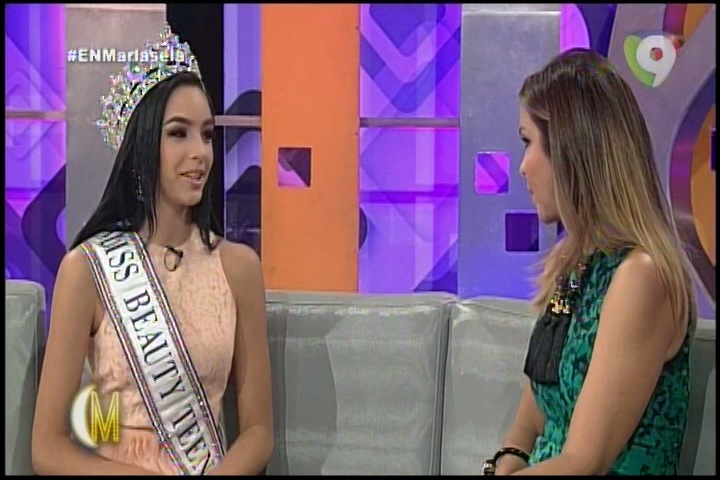 Mariasela Álvarez Entrevista A La Miss Beauty Teenager, Kristy Gonzáles En «Esta Noche Mariasela»