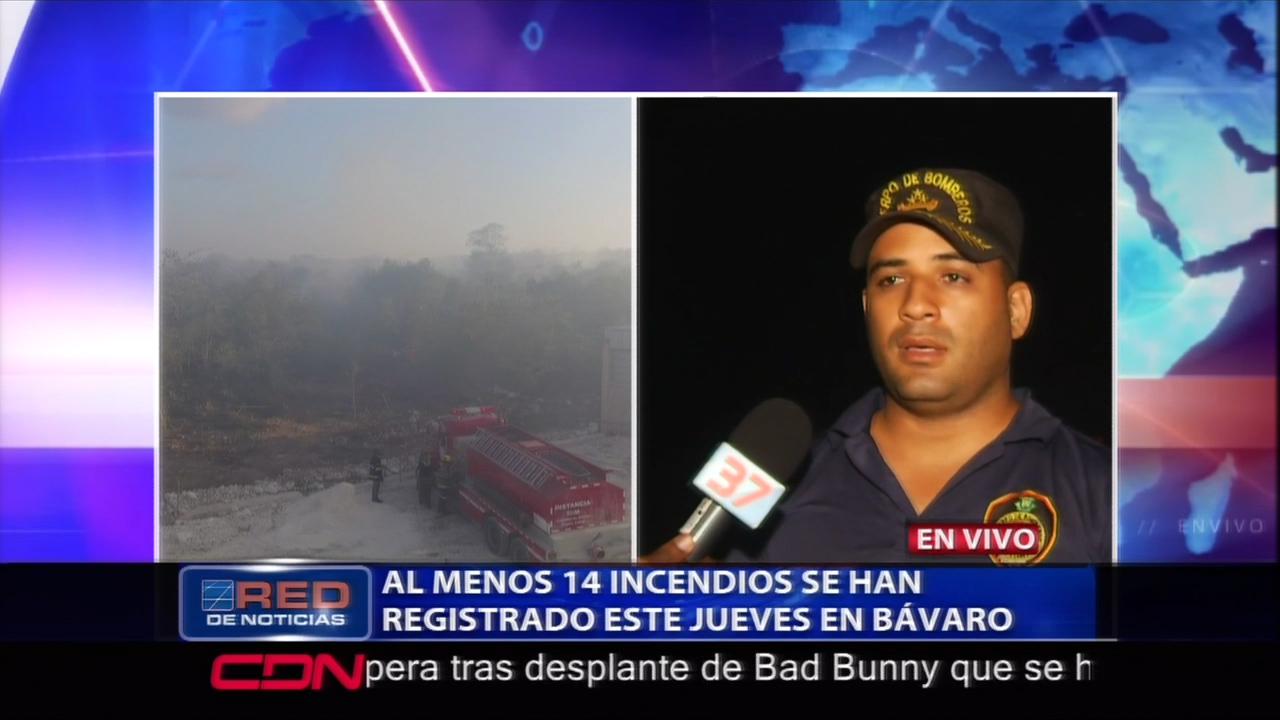 Al Menos 14 Incendios Se Han Registrado Este Jueves En Bávaro