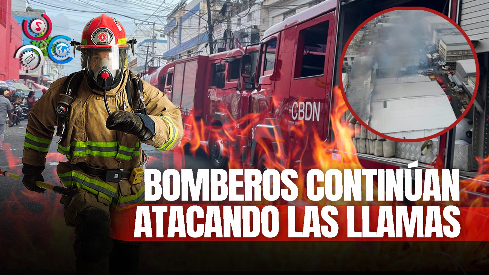 Reportan Incendio En Tienda China De AV. Duarte, DN “Daños Materiales”