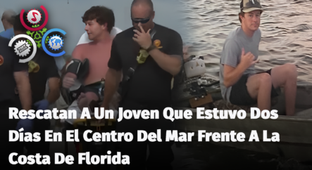 Rescatan A Un Joven Que Estuvo Dos Días En El Centro Del Mar Frente A La Costa De Florida