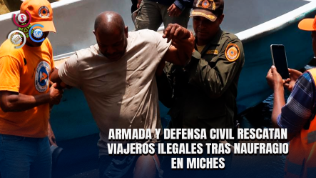 Rescatan Grupo De Personas Tras Naufragar Embarcación Clandestina Rumbo A Puerto Rico