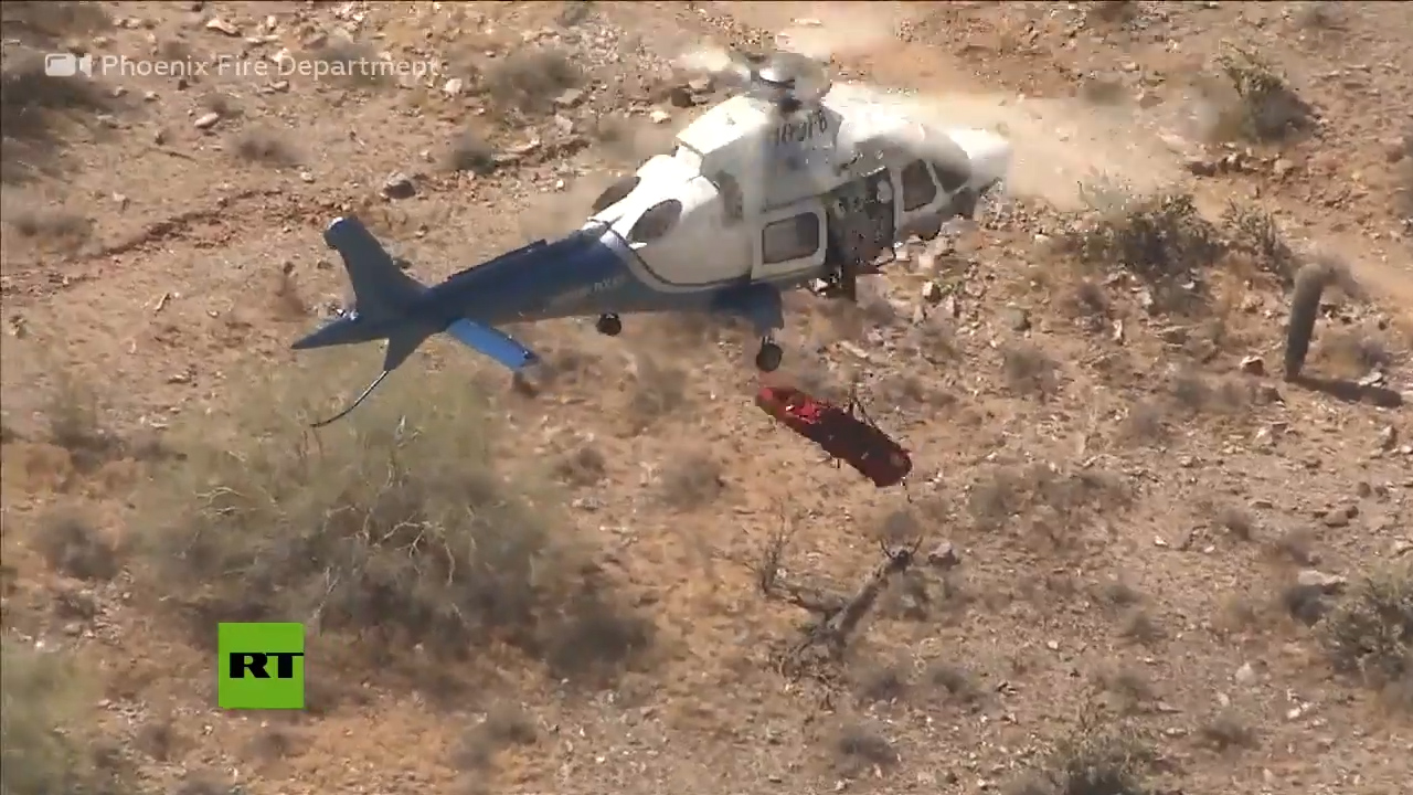 Algo Salió Mal En El Rescate Aéreo De Una Señora De 74 Años En Phoenix, Arizona