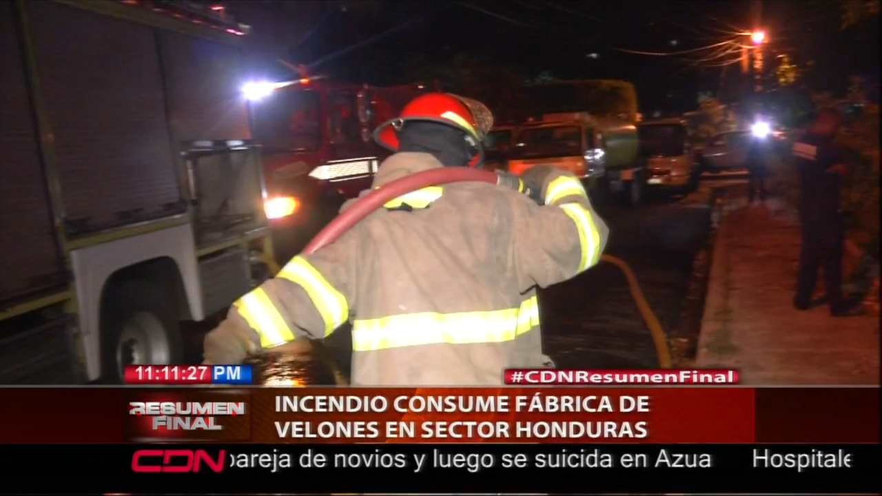 Incendio Consume Fábrica De Velones En Sector Honduras