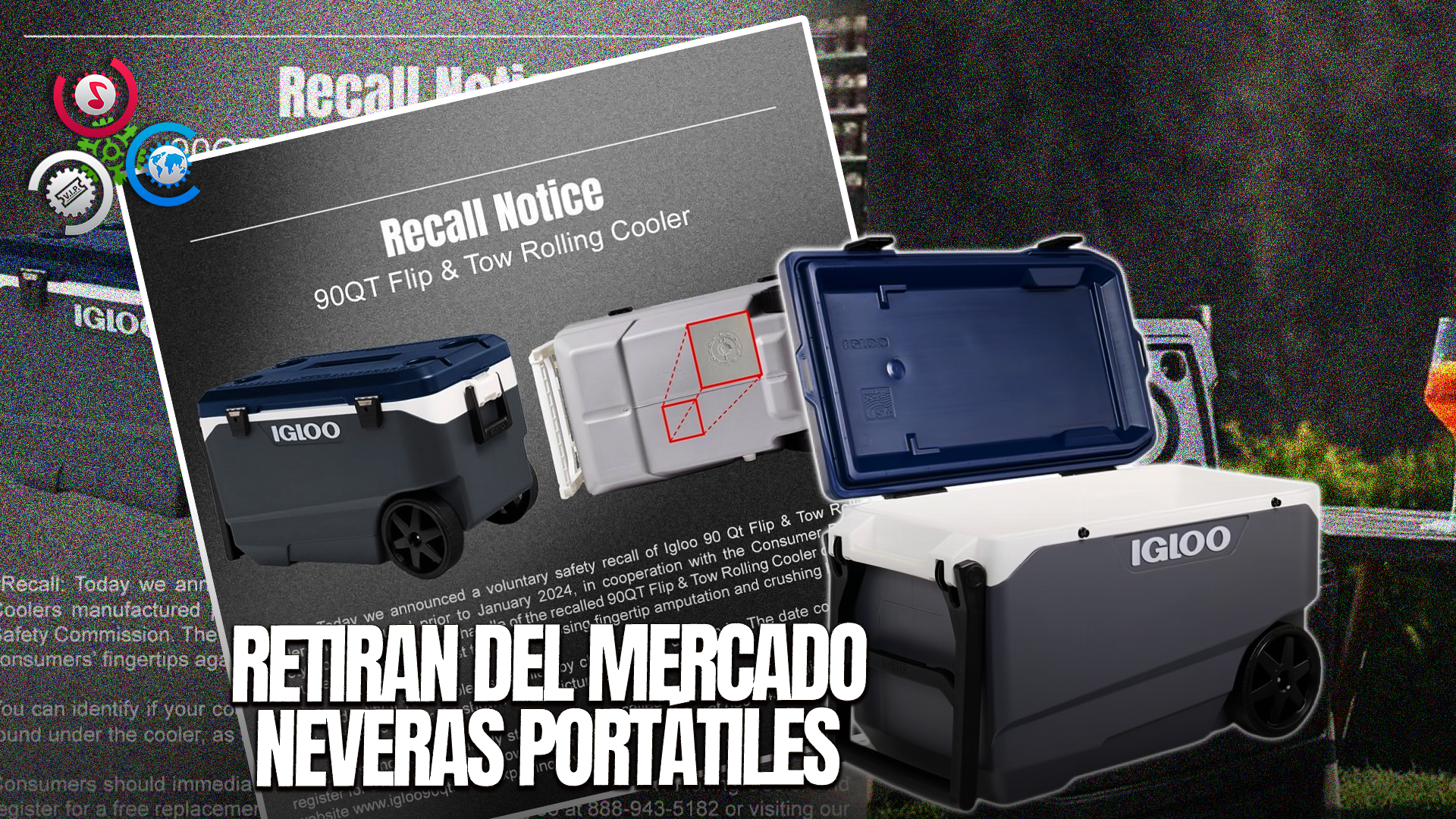 Igloo Retira Del Mercado Más De Un Millón De Hieleras Por Riesgo De Lesiones En Los Dedos