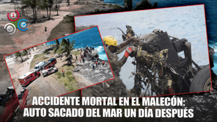 Retiran Vehículo Del Mar Caribe Donde El Conductor Se Estrelló El Jueves