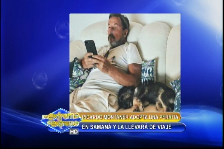 Farándula Extrema: Ricardo Montaner Adoptó Una Perrita En Samaná