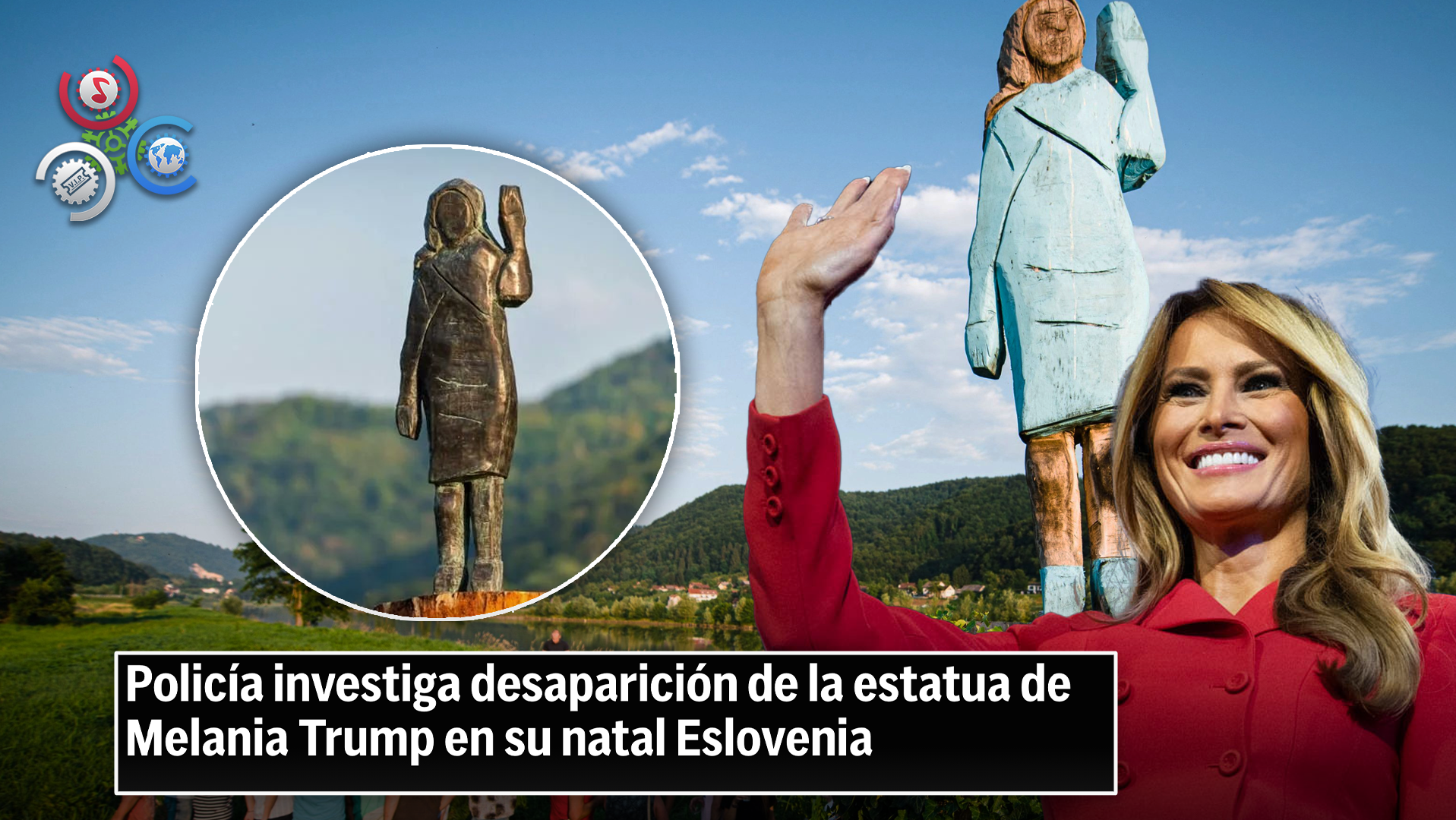 Roban Estatua De Bronce De Melania Trump En Su Ciudad Natal En Eslovenia
