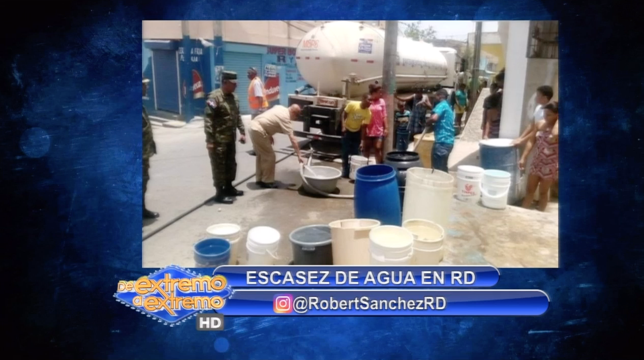 Robert Sánchez Habla Sobre La Escasez De Agua En RD