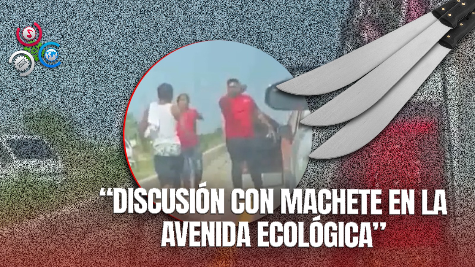 Roce De Vehículo En La Avenida Ecológica Termina En Discusión Y Amenazas Con MACHETE