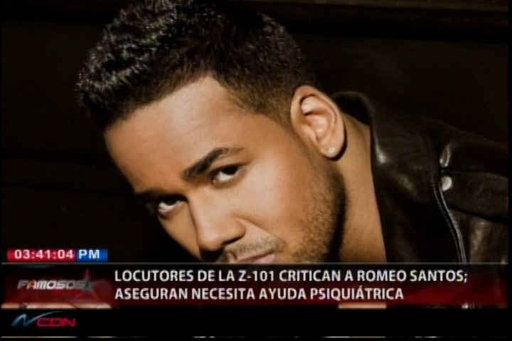 Periodistas De La Z-101 Critican A Romeo Santos, Aseguran Que Necesita Ayuda Psiquiátrica