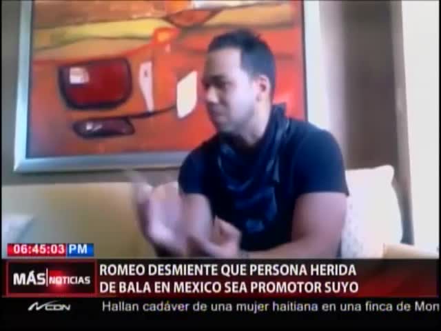 Romeo Santos Desmiente Que Hombre Baleado En México Sea Promotor Suyo #Video