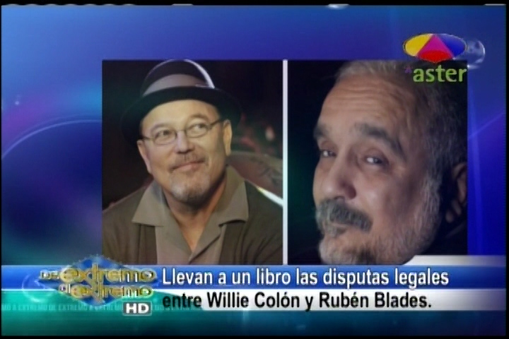 Farándula Extrema: “Llevan A Un Libro Disputas Legales De Ruben Blades Y Willie Colon”