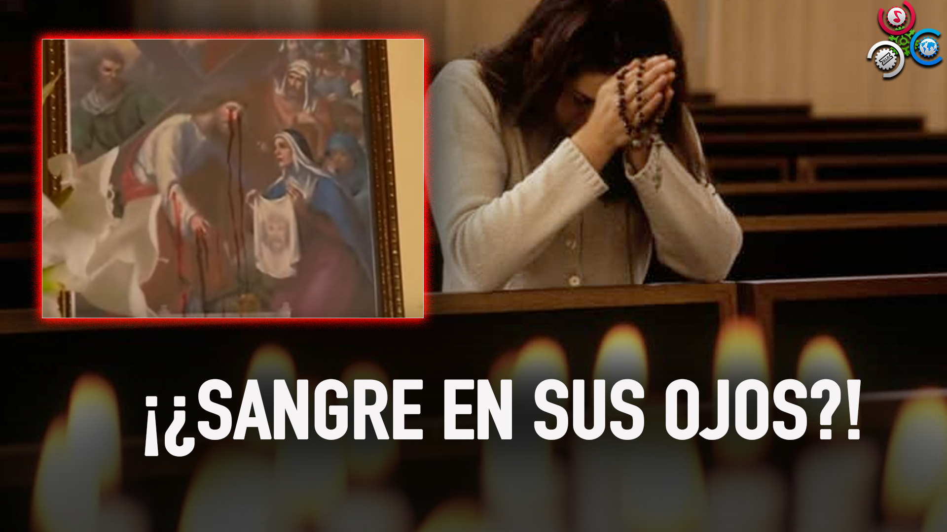 Fieles Se Arrodillan Ante Imagen De Cristo Que Llora Sangre