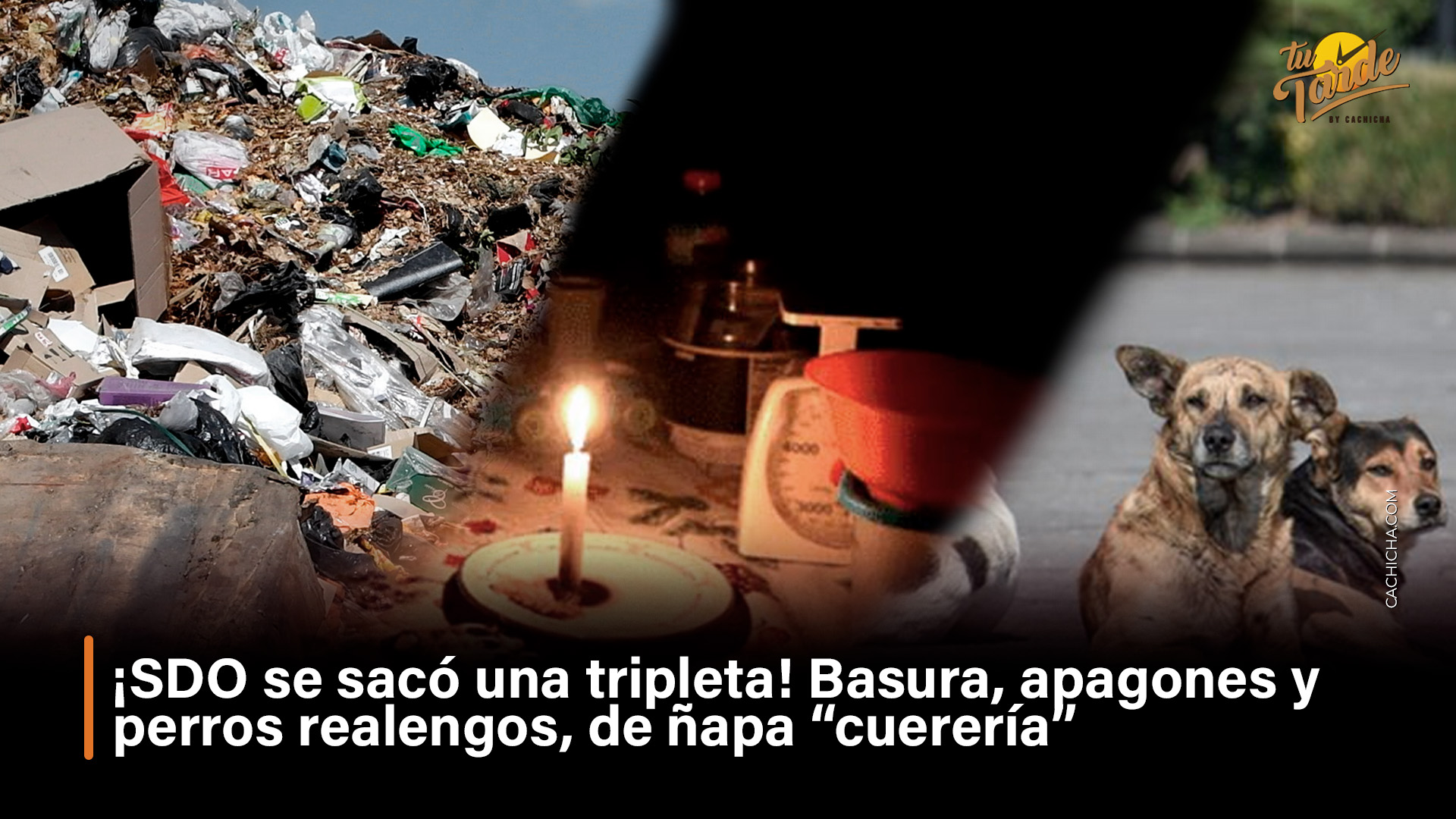 ¡SDO Se Sacó Una Tripleta! Basura, Apagones Y  Perros Realengos, De ñapa “cuerería”