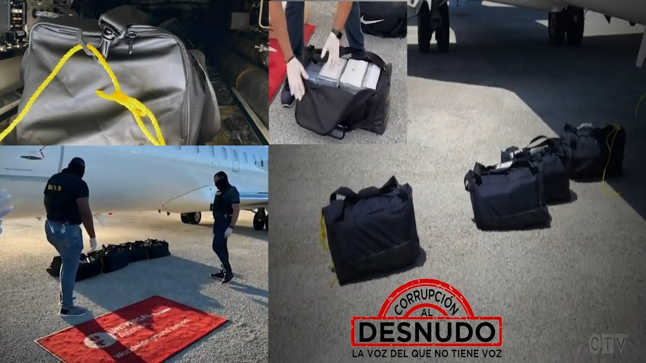 ¡SE FILTRA VIDEO COMO PONEN 210 KILOS EN AVIÓN CANADIENSE EN PUNTA CANA!!!