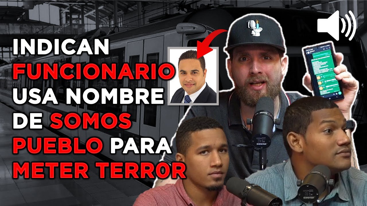 SEÑALAN EN AUDIO A FUNCIONARIO DEL METRO METIENDO TERROR USANDO EL NOMBRE DE SOMOS PUEBLO