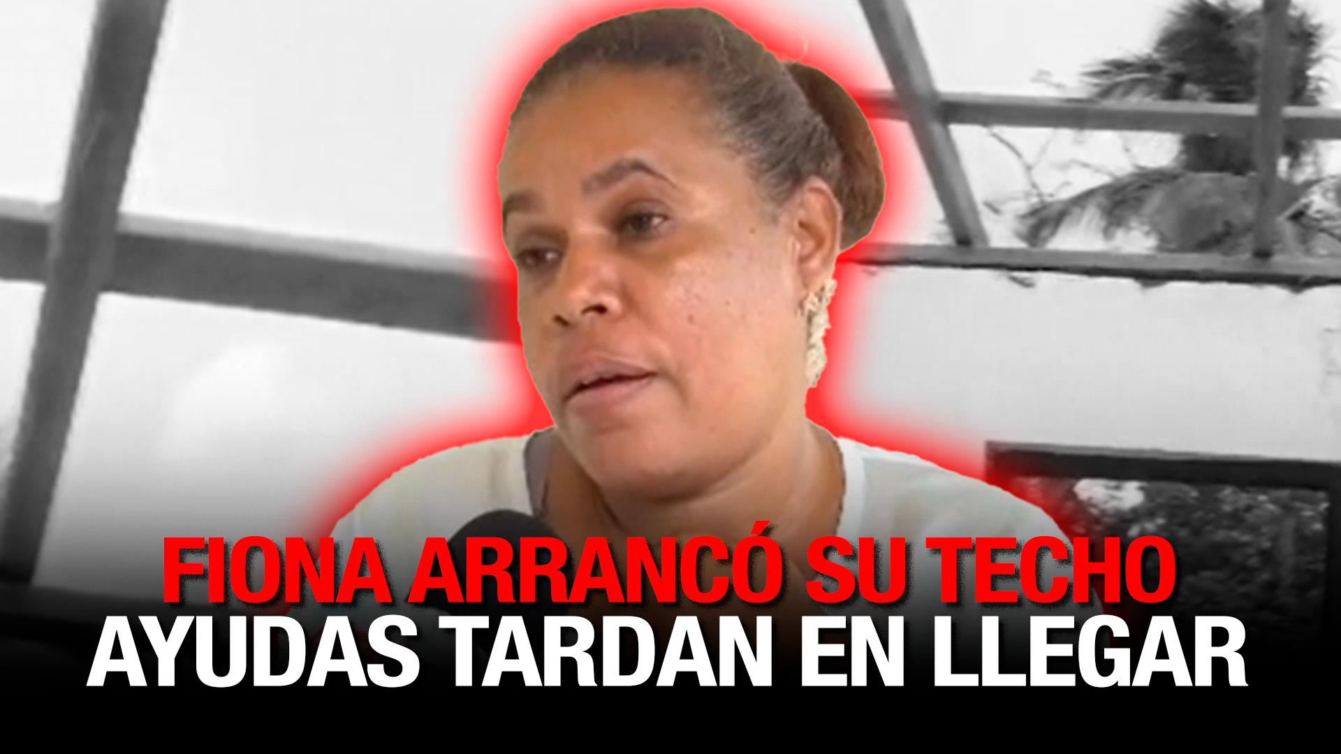 ¡DESGARRADOR! Huracán Fiona Arrancó De Raíz El Techo De Su Casa