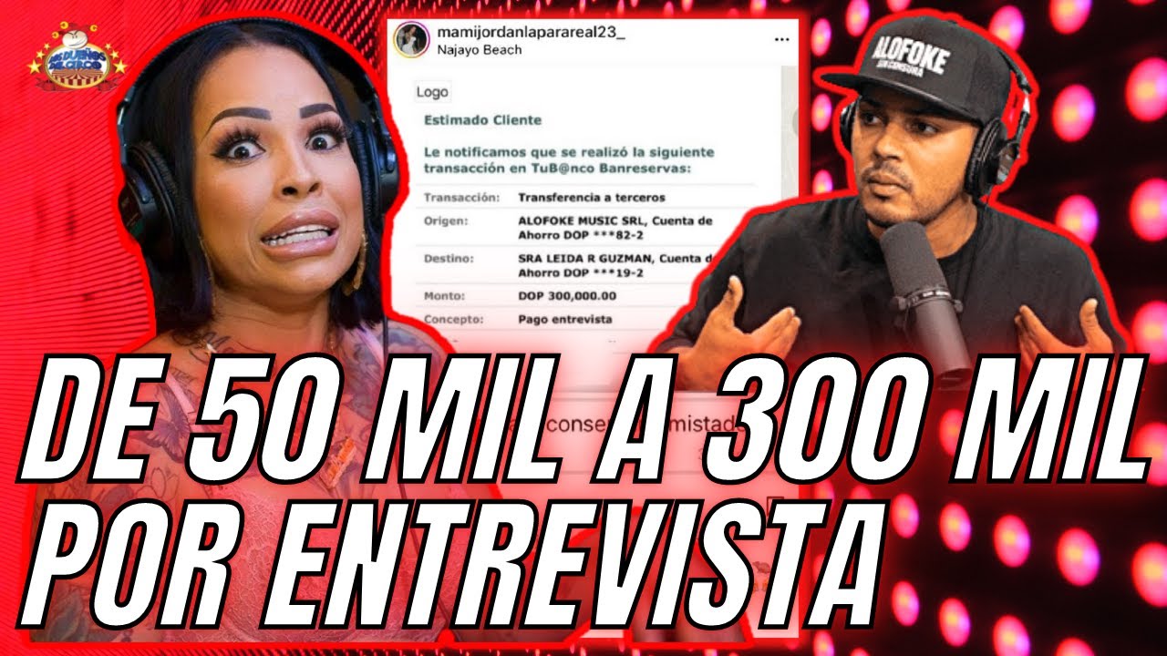 Santiago “dique” Paga 300 Mil A Mami Jordan Por Entrevista