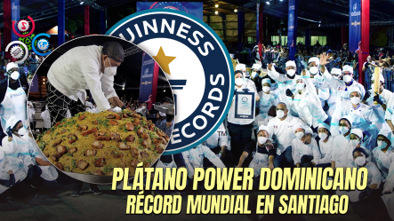 Santiago Rompe Récord Guinness Con El Mofongo Más¡ MÁS GRANDE DEL MUNDO!