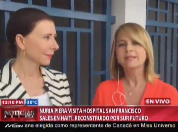 Nuria Piera Visita Hospital Reconstruido San Francisco Sales En Haiti #Video