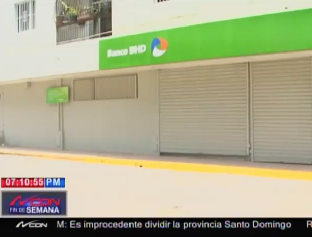 Roban Cajero Automático Del Banco BHD-León En Tamboril #Video