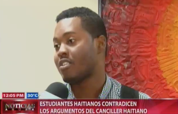 Estudiantes Haitianos Contradicen Los Argumentos Del Canciller Haitiano