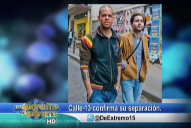 Farándula Extrema: Calle 13 Confirma Su Separación