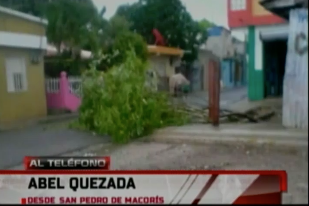 La Situación En San Pedro De Macorís Por El Paso De La Tormenta Erika #Video