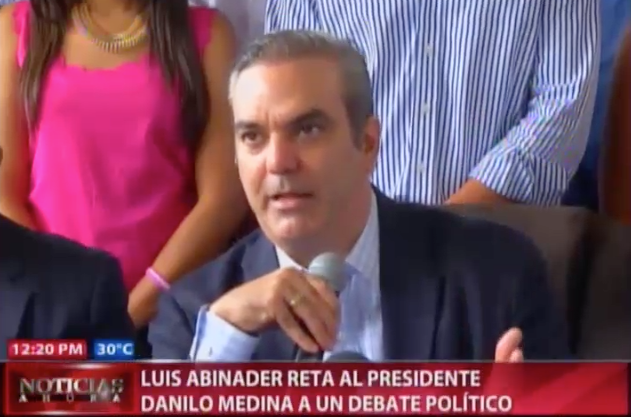 Luis Abinader Reta Al Presidente Danilo Medina A Un Debate Político #Video