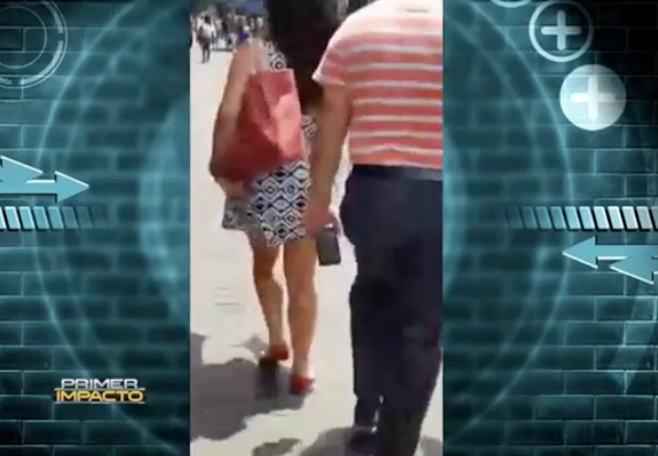 Joven Denuncia A Hombre Que Graba Por Debajo De La Falda A Mujeres En La Calle #Video