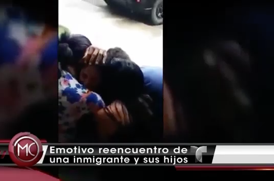 El Emotivo Reencuentro De Una Madre Dominicana Que Tenía Una Década Sin Ver Sus Hijos #Video
