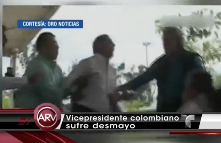 Se Desmayó En Público El Vicepresidente De Colombia #Video